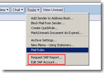 Lotus Notes / SAP