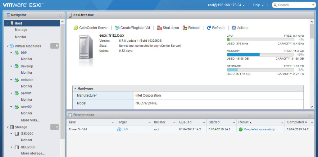 copy a vm esxi 6.5