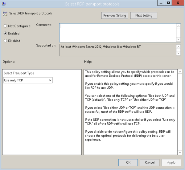 Extreme Slow Rdp Performance On Windows 2012 R2 Server Running On